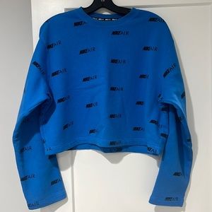 Nike air logo crop sweatshirt